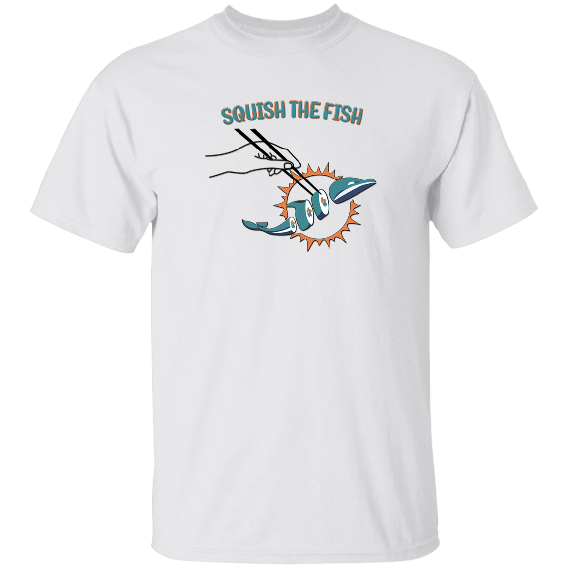 Squish The Fish Shirt Squish The Fish Shirt / White / 3XL