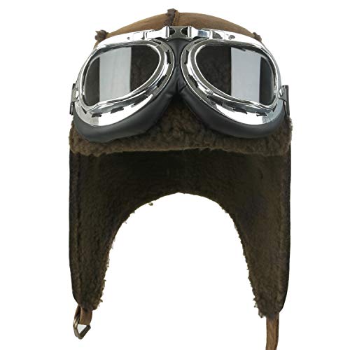 hat with goggles Pilot Hat & Goggles